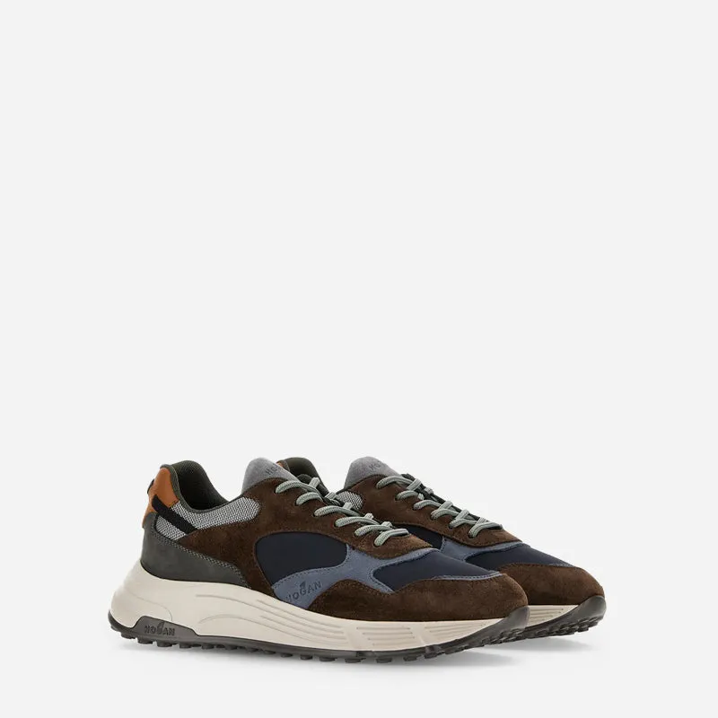 Hogan Hyperlight Sneakers Brown Blue Grey