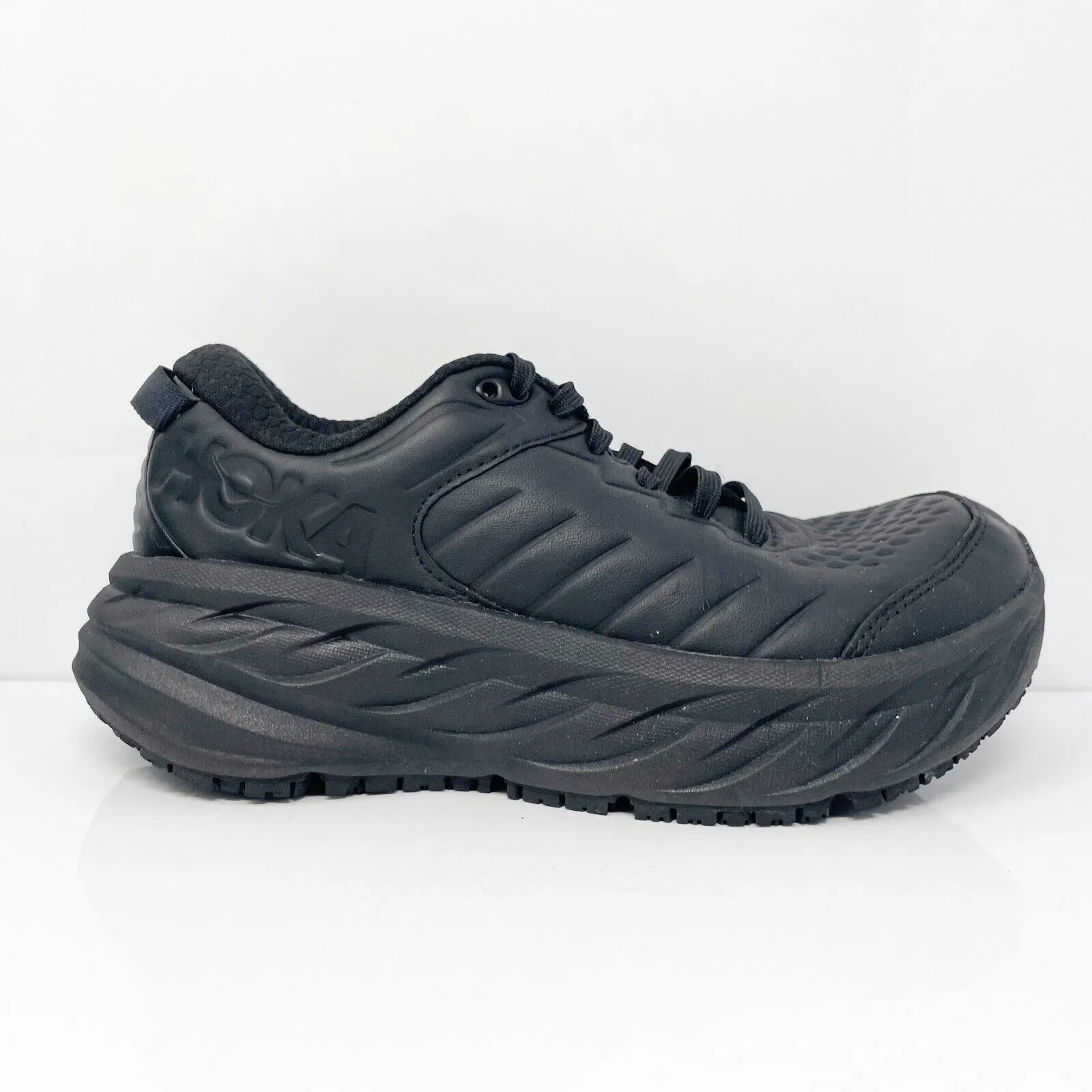 Hoka One One Womens Bondi SR 1110521 BBLC Black Running Shoes Sneakers Size 6.5