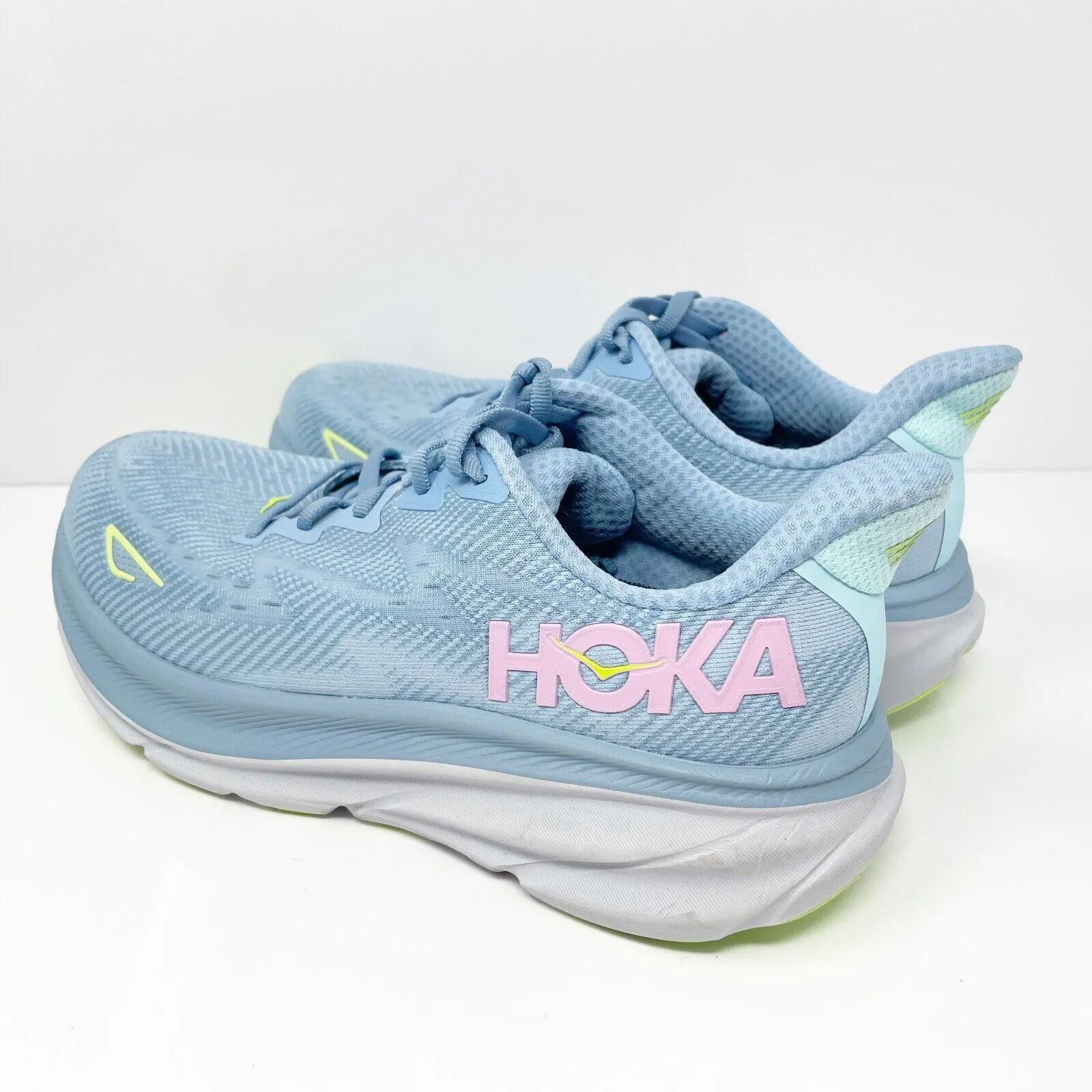 Hoka One One Womens Clifton 9 1127896-DNK Blue Running Shoes Sneakers Size 8.5 D