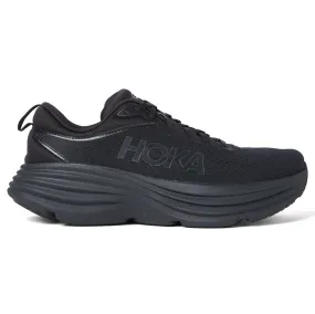 Hoka Womens Trainers Bondi 8 Lace-Up Low-Top Running Sneakers Textile - UK 7