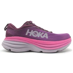 Hoka Womens Trainers Bondi 8 Lace-Up Low-Top Sneakers Textile - UK 7.5