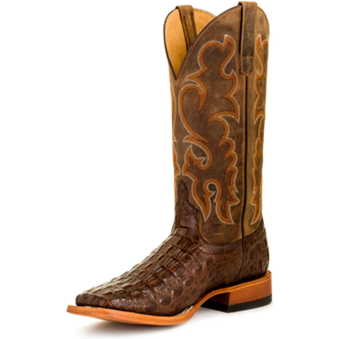 Horse Power Men's Chocolate Nile Croc Western Boot - Men's Exotic Boots