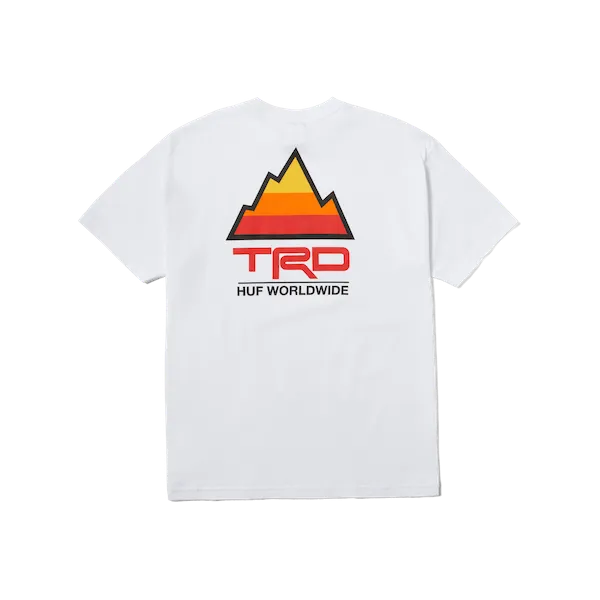 Huf Toyota Baja Short Sleeve T-Shirt White.