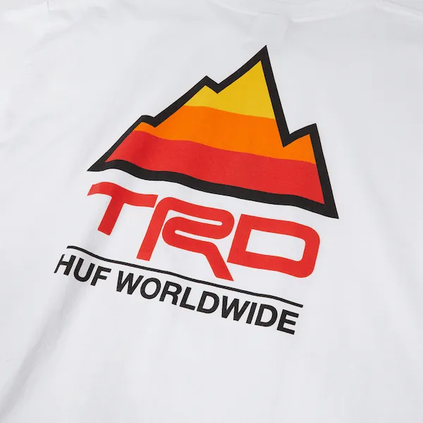 Huf Toyota Baja Short Sleeve T-Shirt White.