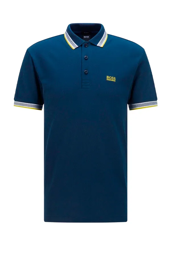 Hugo Boss Navy Blue Paddy Polo