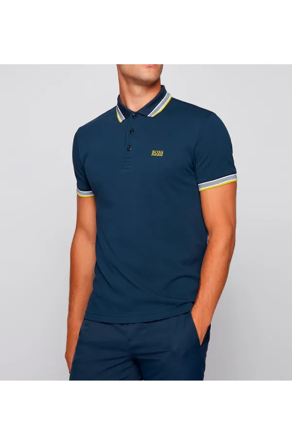 Hugo Boss Navy Blue Paddy Polo