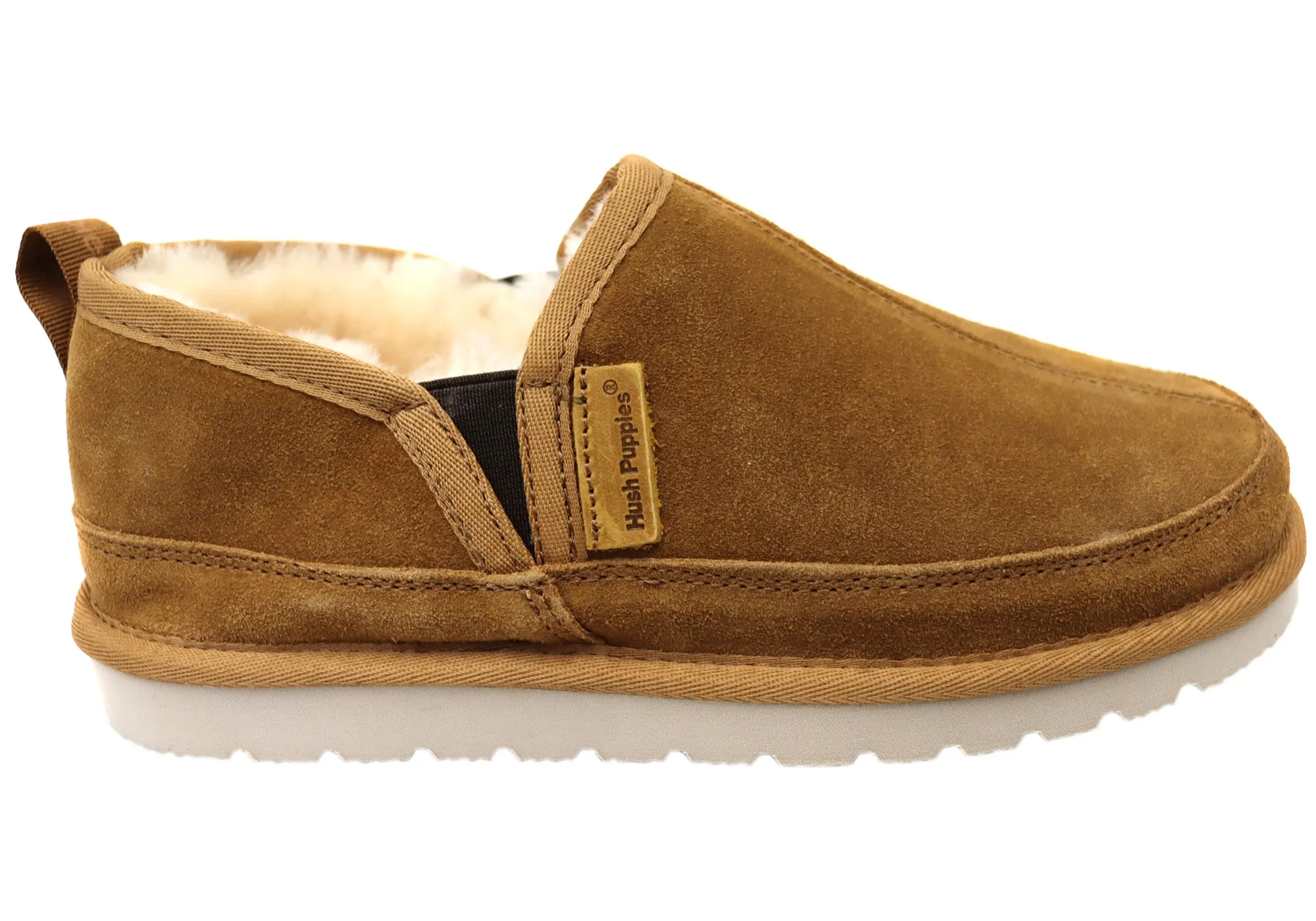 Hush Puppies Leopold Mens Comfortable Wide Fit Slippers