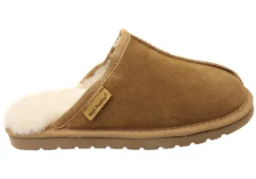 Hush Puppies Loch Mens Comfortable Open Back Slippers