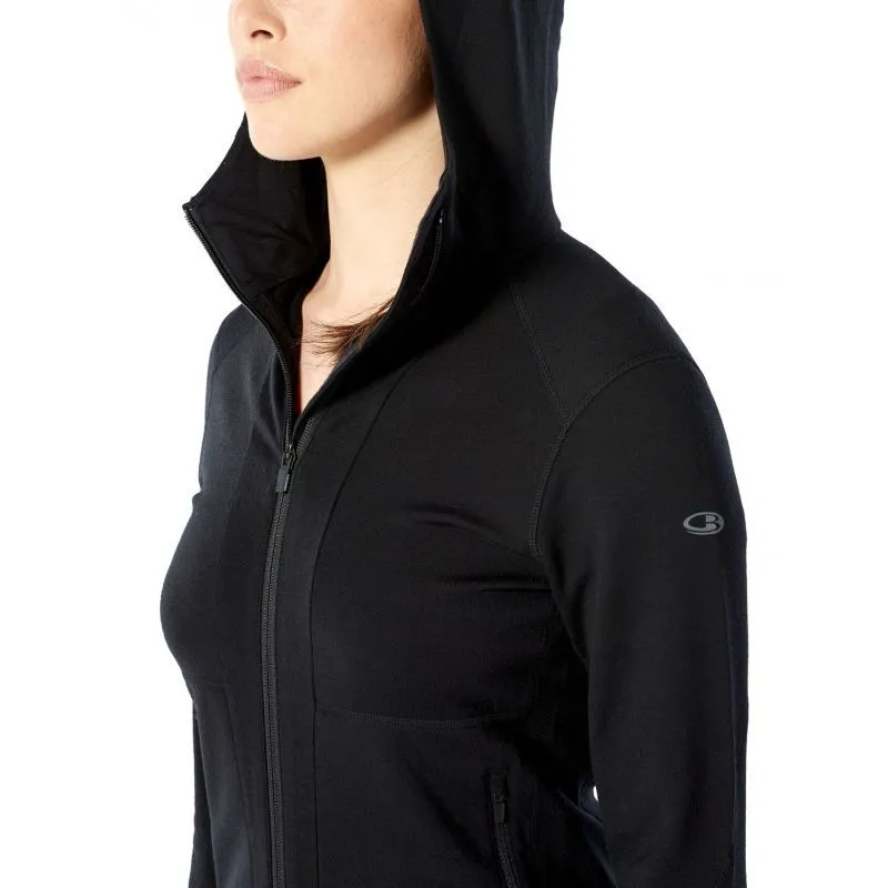 Women's Merino Wool Quantum II Long Sleeve Zip Hood Jacket