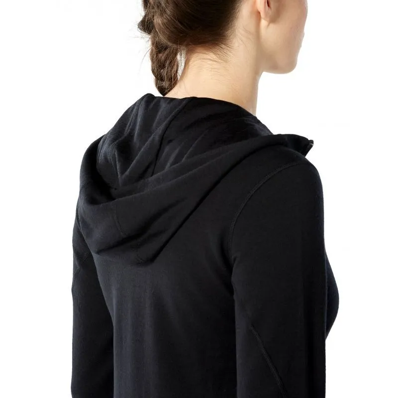 Women's Merino Wool Quantum II Long Sleeve Zip Hood Jacket