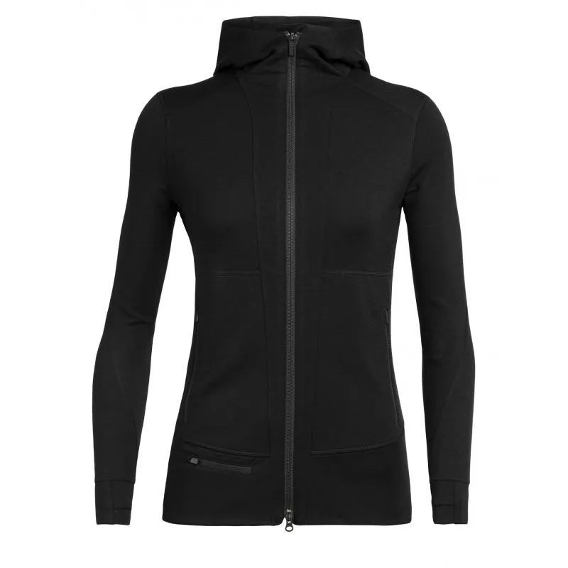 Women's Merino Wool Quantum II Long Sleeve Zip Hood Jacket