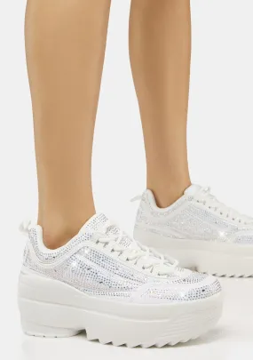 Icy New Heights Platform Sneakers-