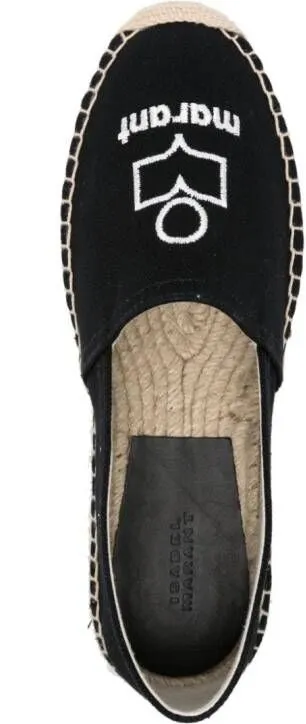 ISABEL MARANT Canae Logo espadrilles Black