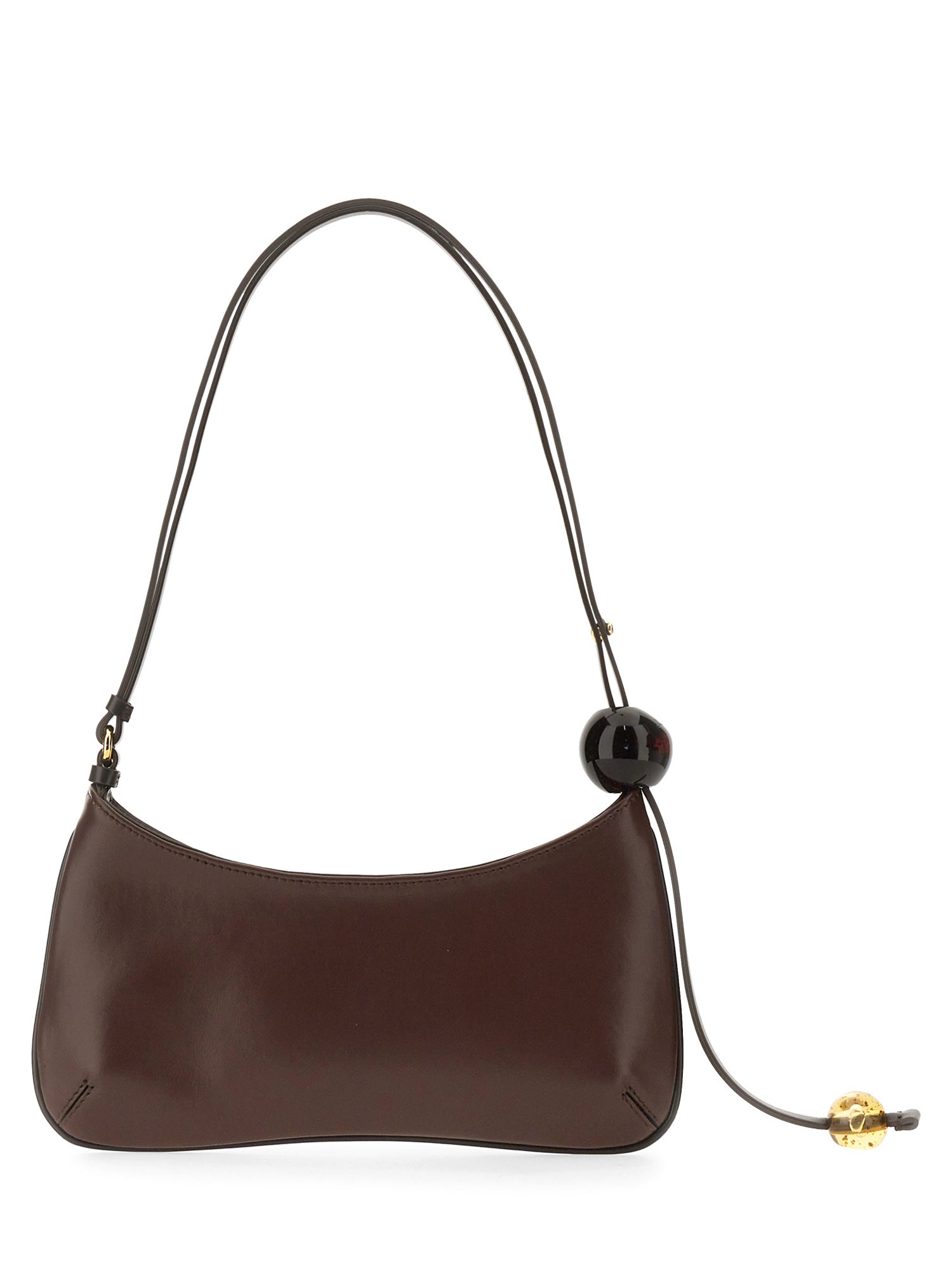 JACQUEMUS Bisou Pearls Leather Bag