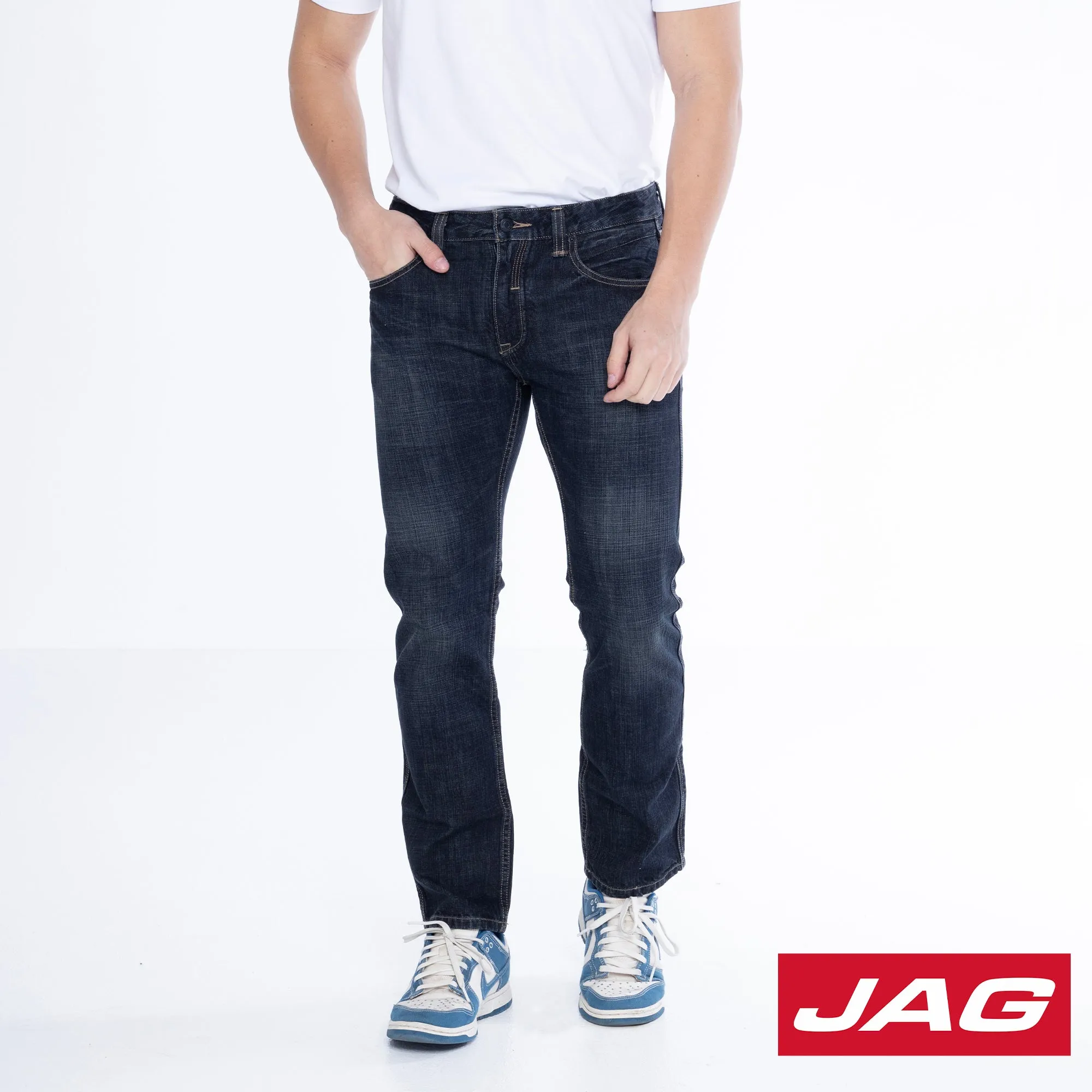 Jag Black Men's Low & Lean Jeans in Desert Wash