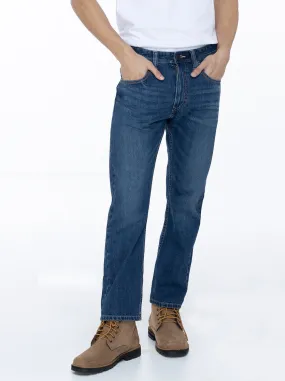 Jag Men's Straight Cut Jeans in Thunderblast