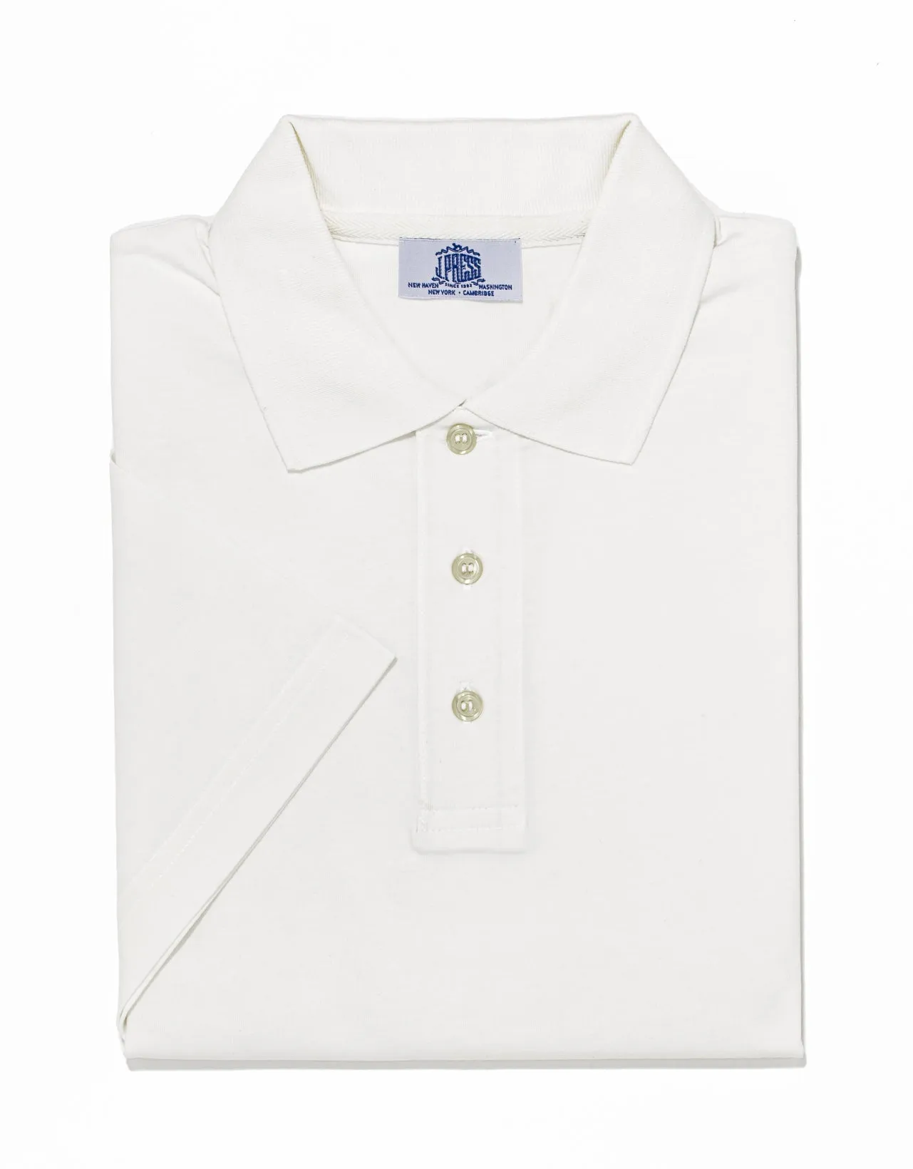 JERSEY POLO SHIRT - WHITE