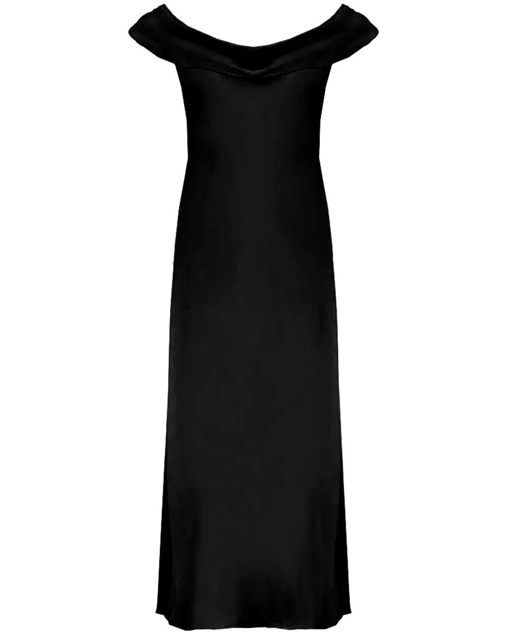 Jet Black Evening Gown