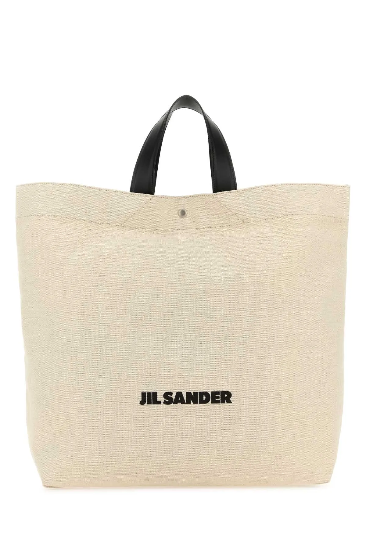 Jil Sander Sand Canvas Flat Shopping Bag