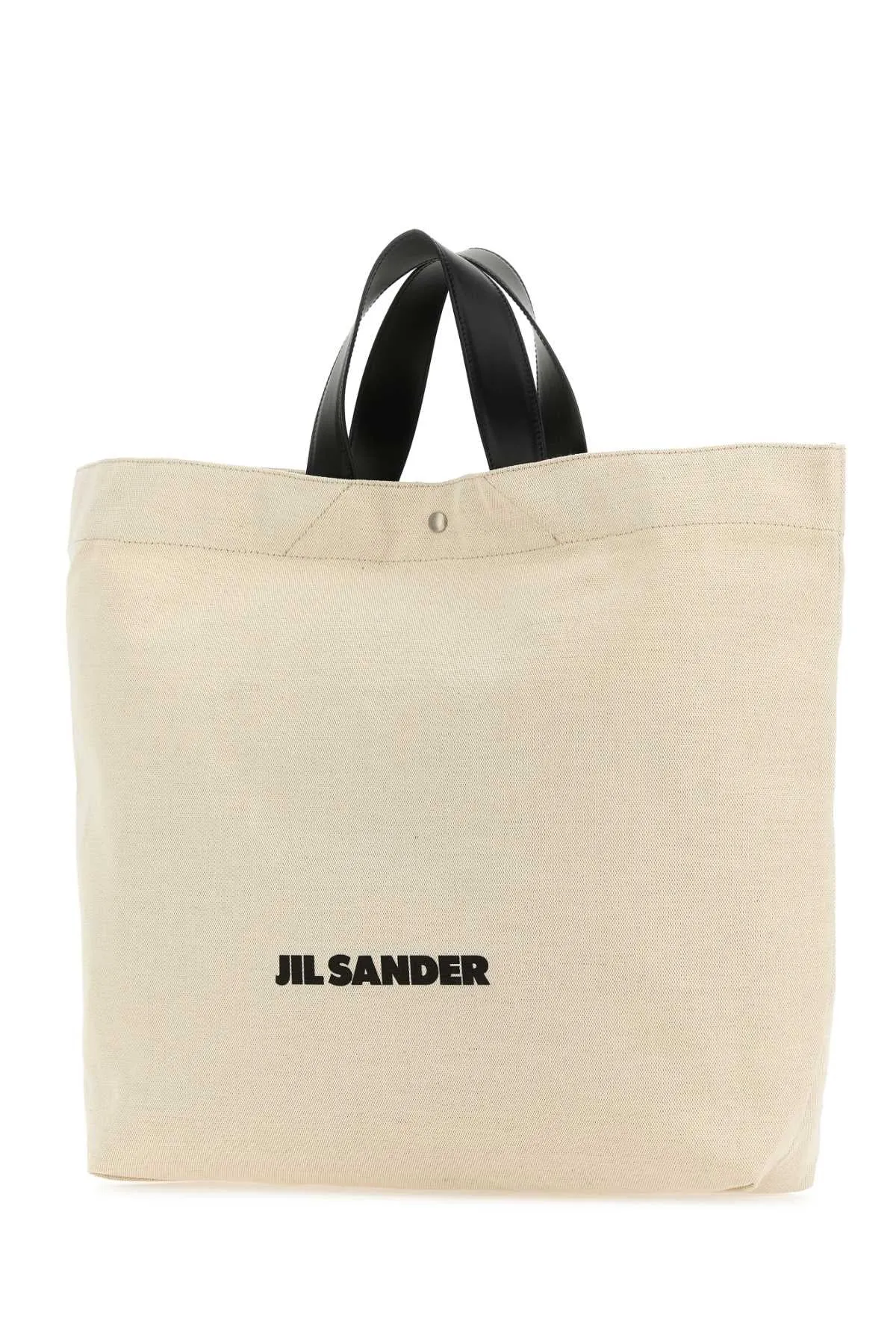 Jil Sander Sand Canvas Flat Shopping Bag