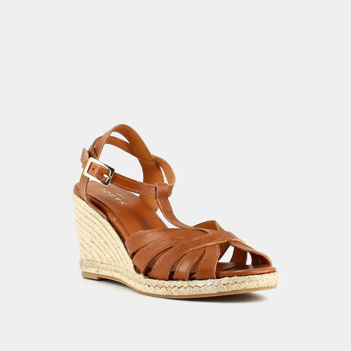 Espadrilles Magnolia Cuir - Cognac