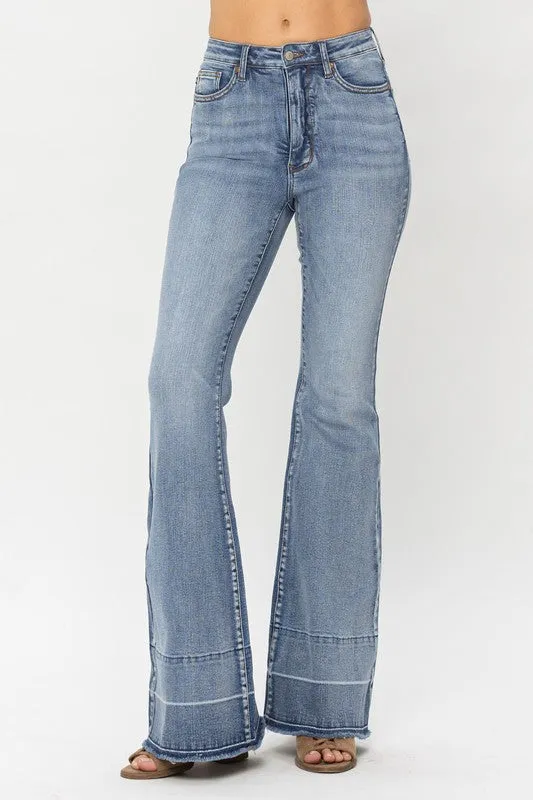 Judy Blue Tummy Control Jeans with Release Hem.