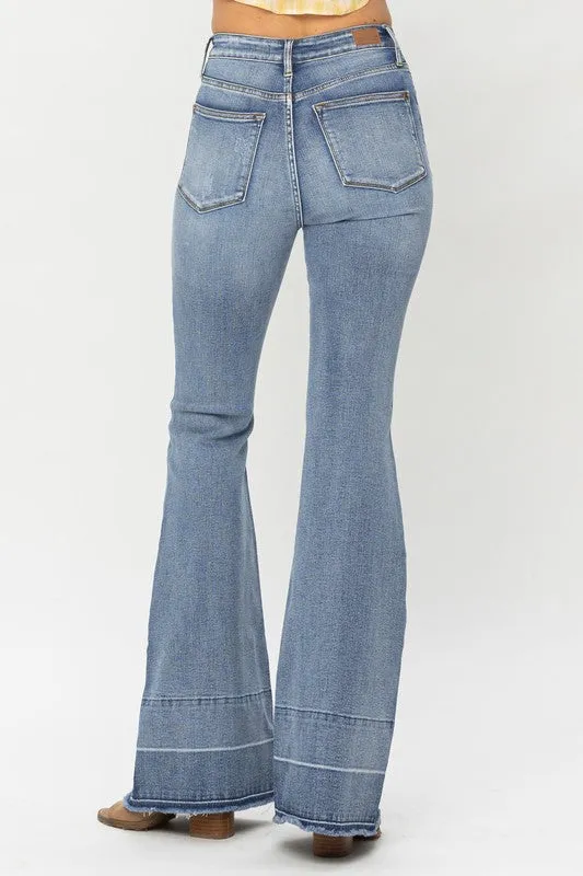 Judy Blue Tummy Control Jeans with Release Hem.