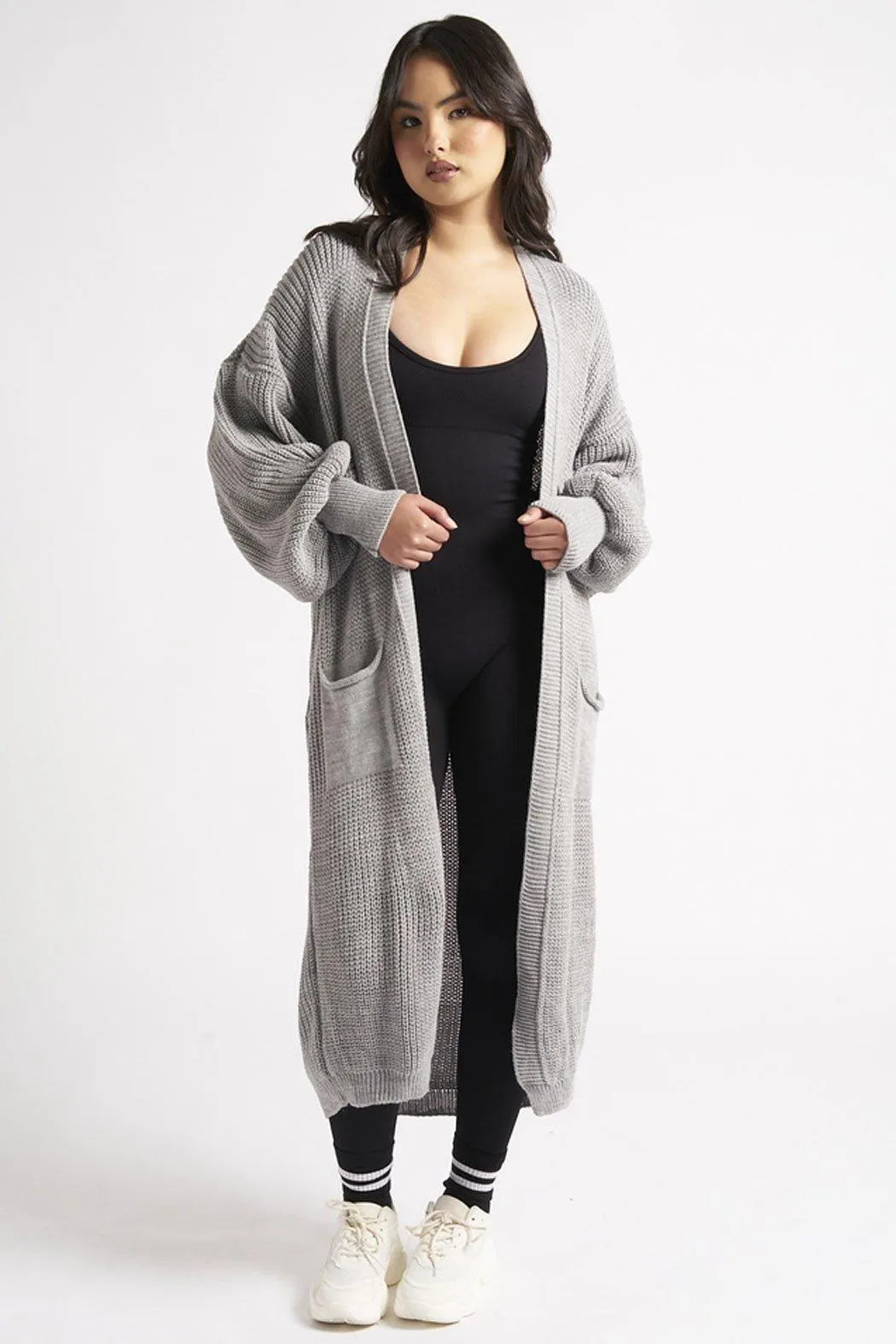 Urban Bliss Grey Longline Cardigan - Jumpers and Cardigans