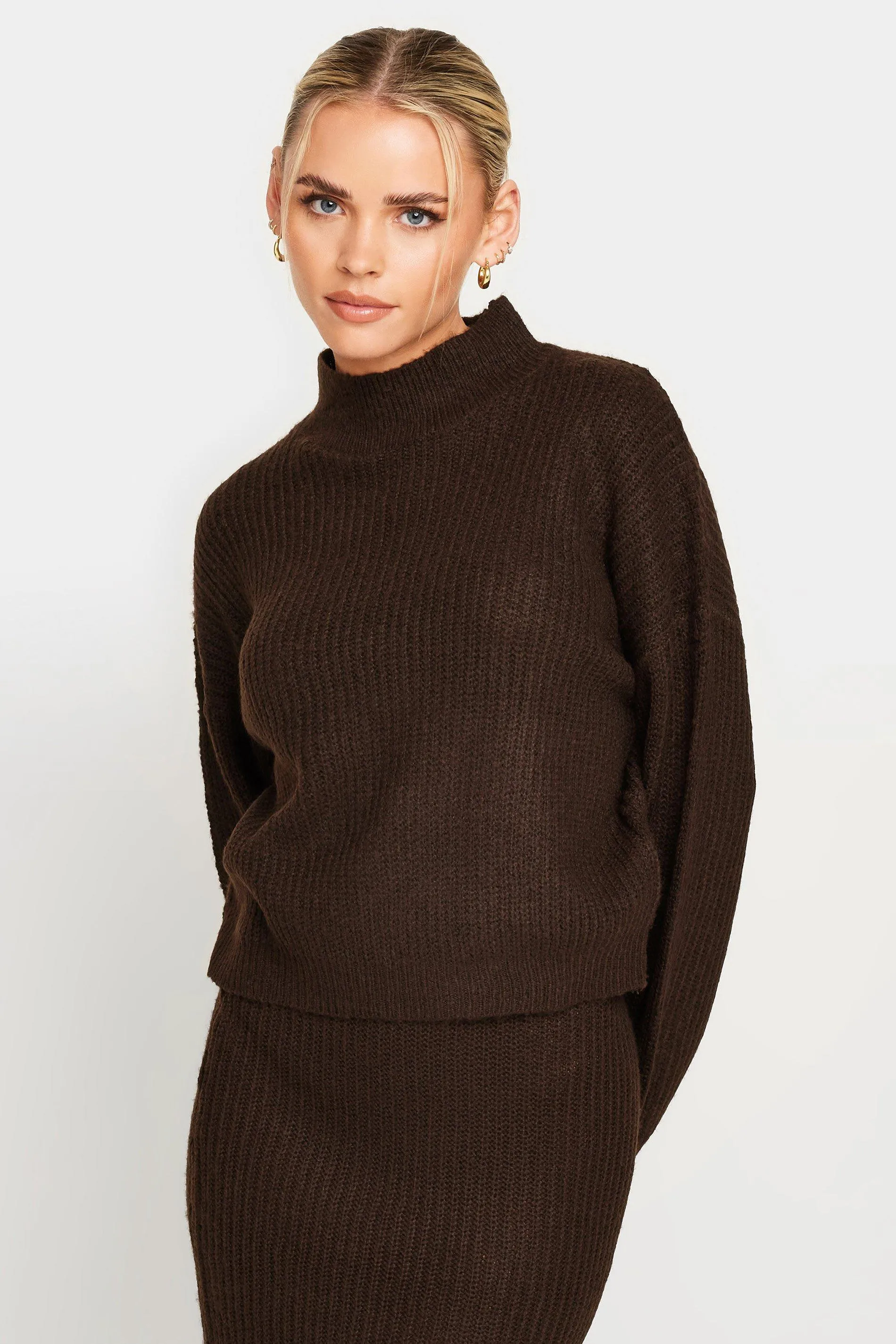 Petite Funnel Neck Jumper | PixieGirl | Women's Jumpers & Cardigans