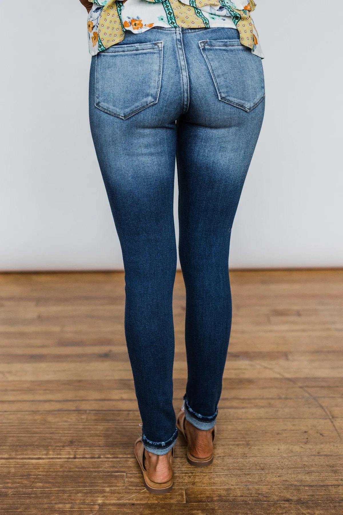 KanCan Button Fly Jeans in Melanie Wash