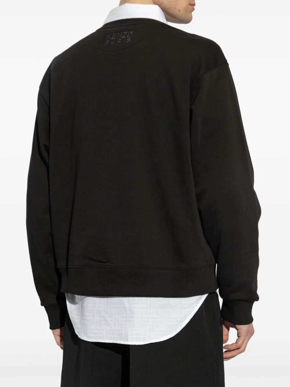 Kenzo Cotton Sweatshirt With Logo Patch