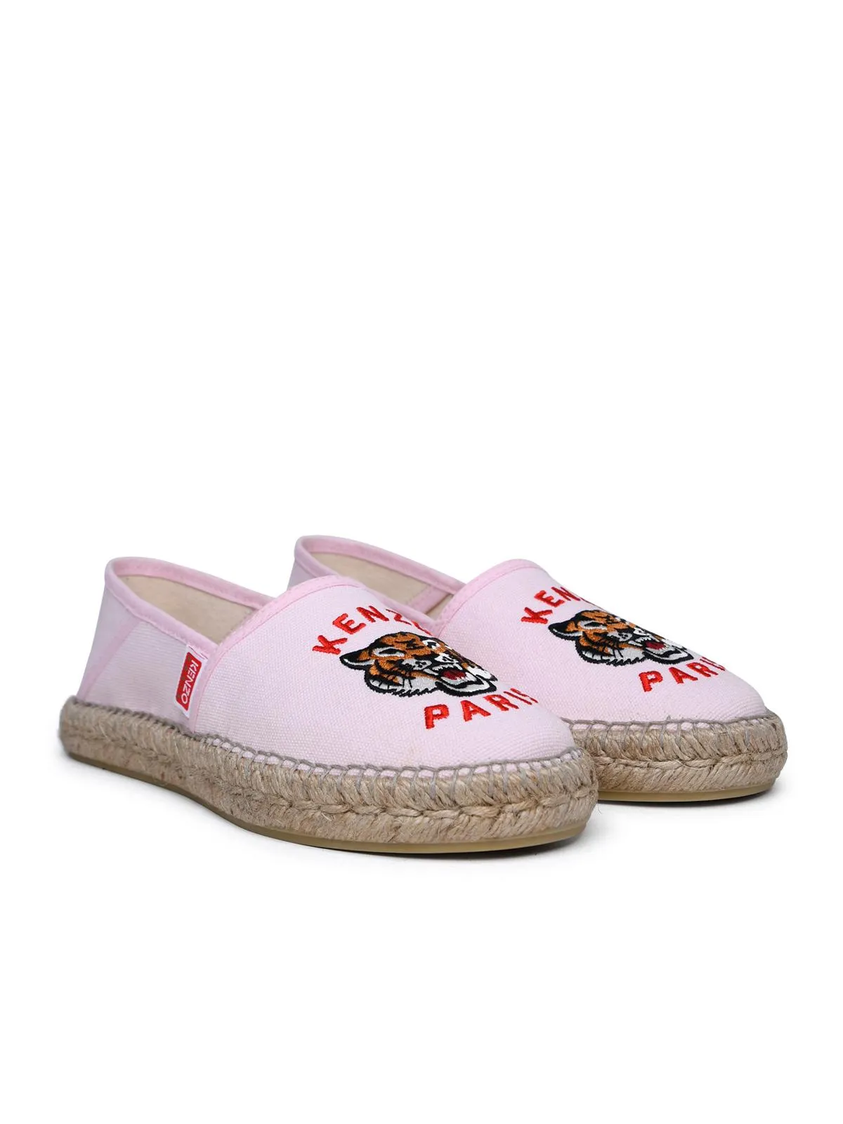 Kenzo Pink Cotton Espadrilles