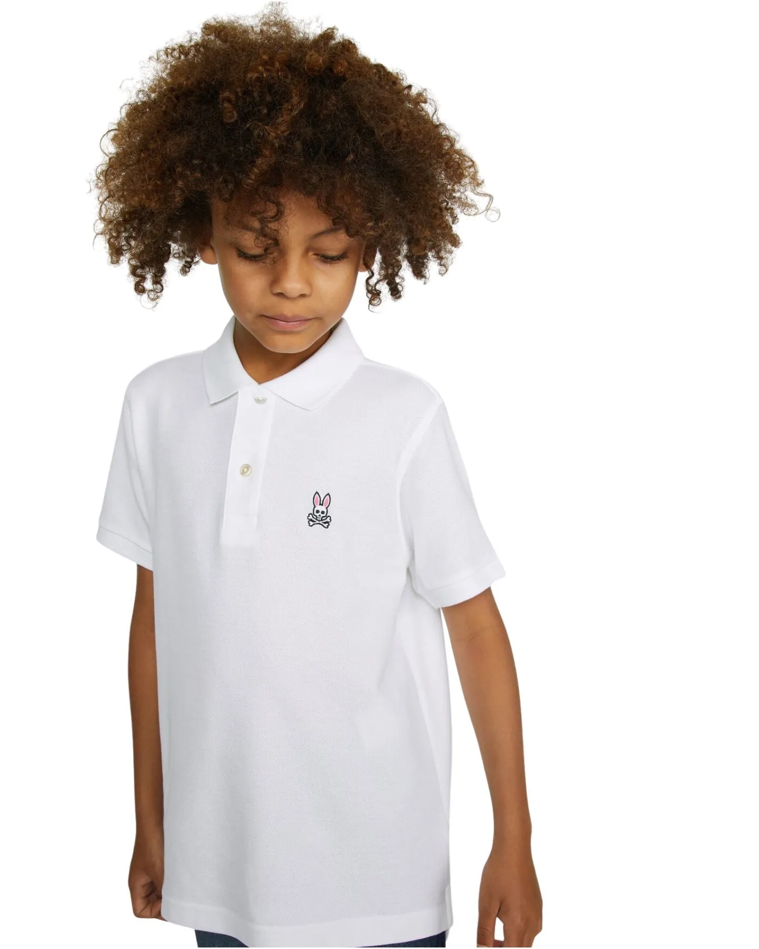 Kid's Classic Polo - White