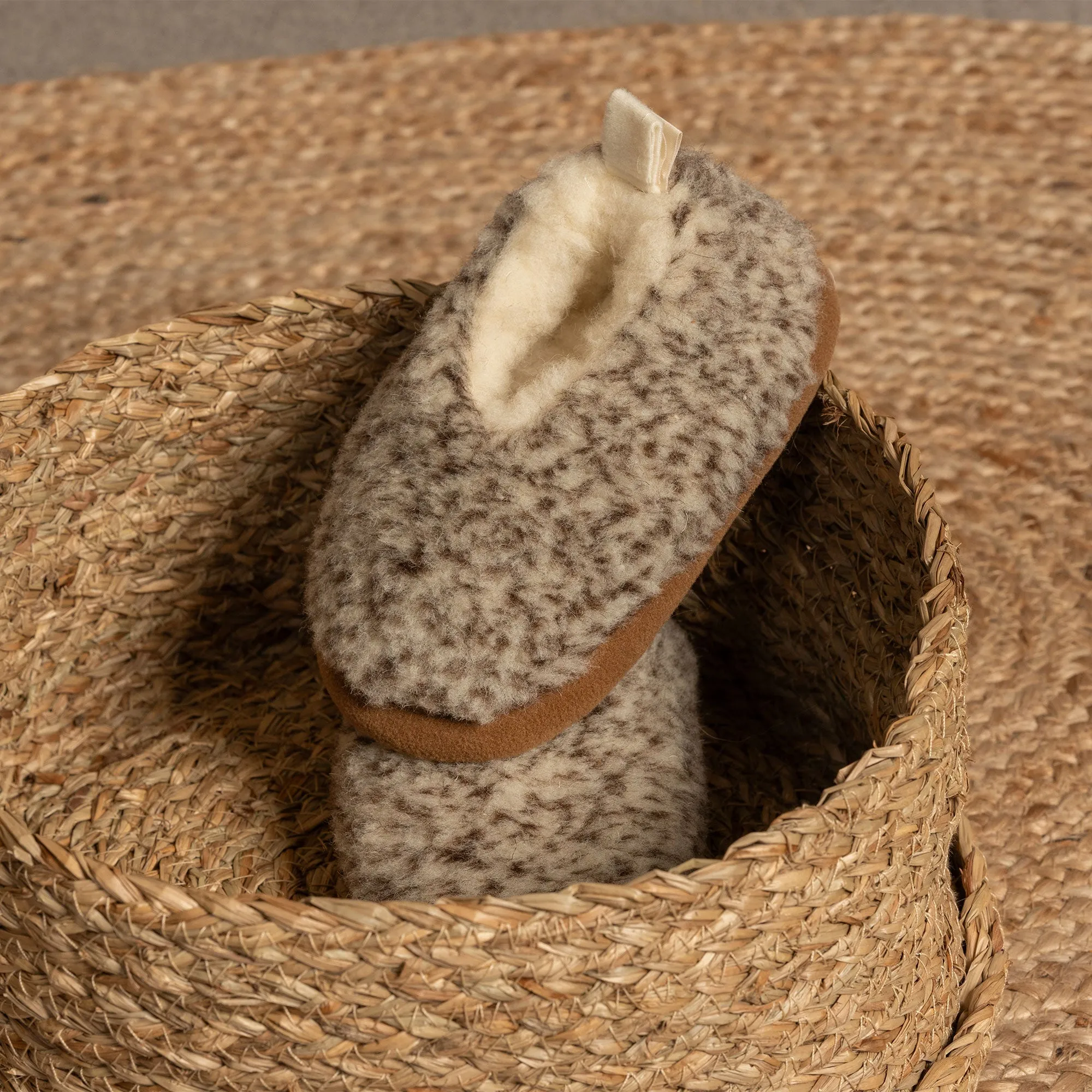 Children's Wool Bootie Slippers