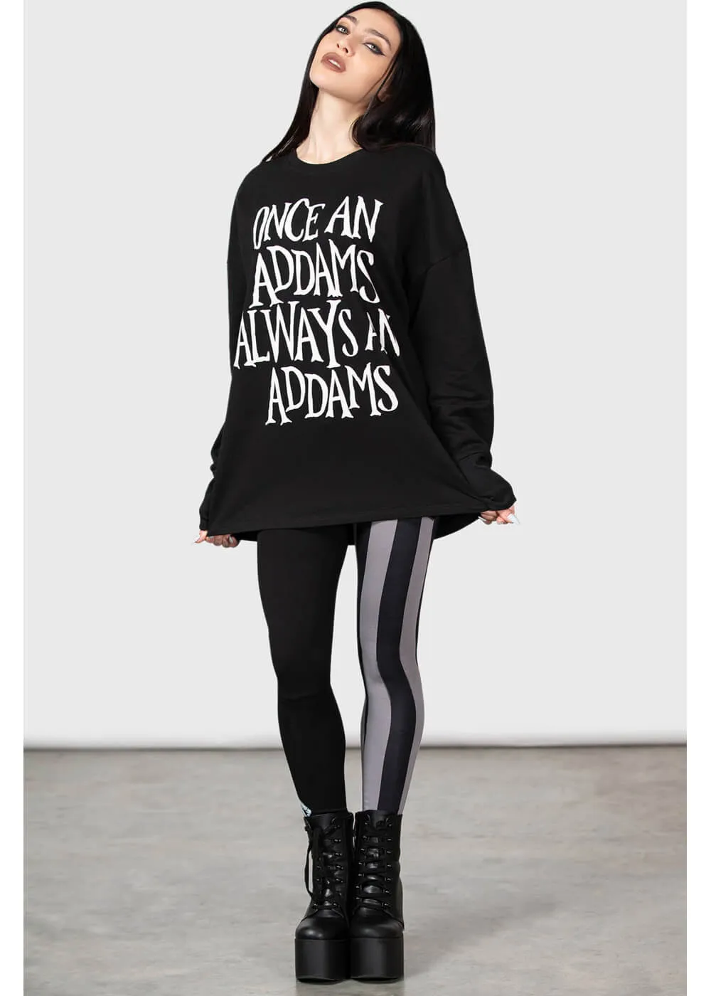 Black Sweatshirt Addams Killstar Wednesday