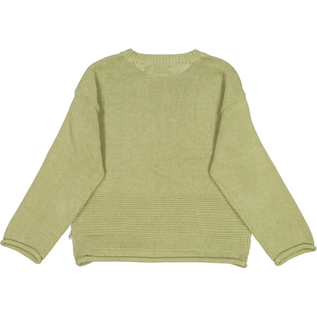 Knit Pullover Gunnar - forest mist