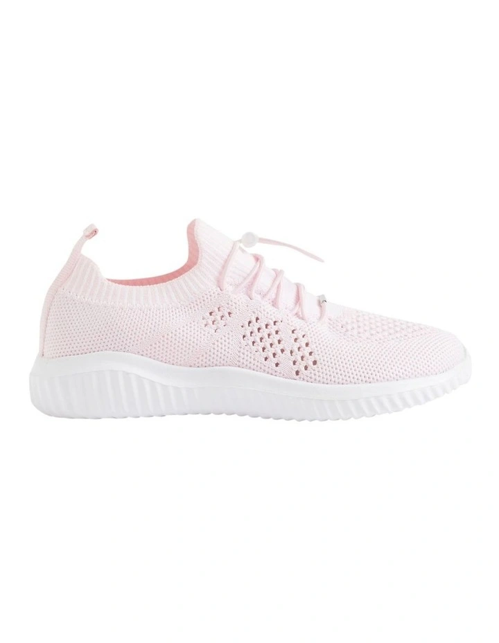 Knit Trainer in Pink