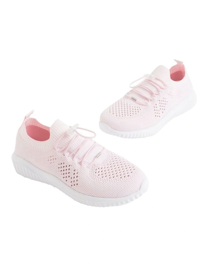 Knit Trainer in Pink