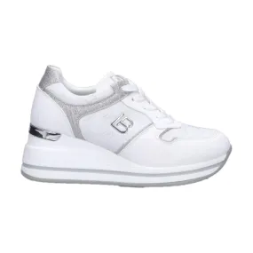 Laura Biagiotti 8427 Women's White Laced Sneakers