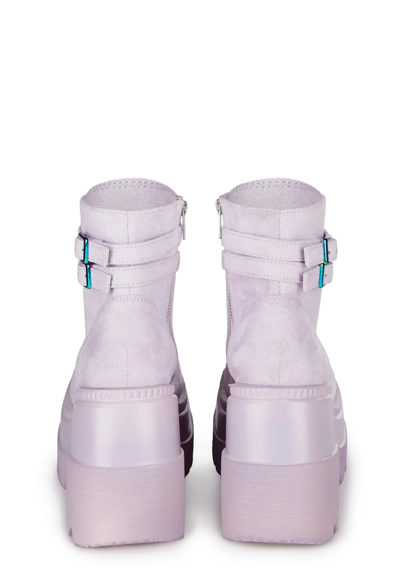 lavender suede boots