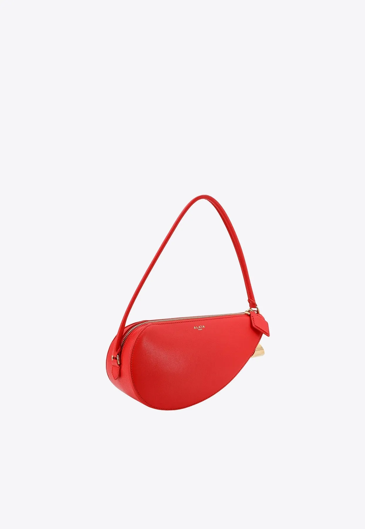 Le Demi Coeur Leather Shoulder Bag