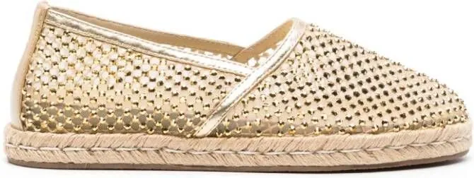 Le Silla Gilda rhinestone-embellished espadrilles Gold