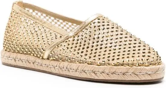 Le Silla Gilda rhinestone-embellished espadrilles Gold