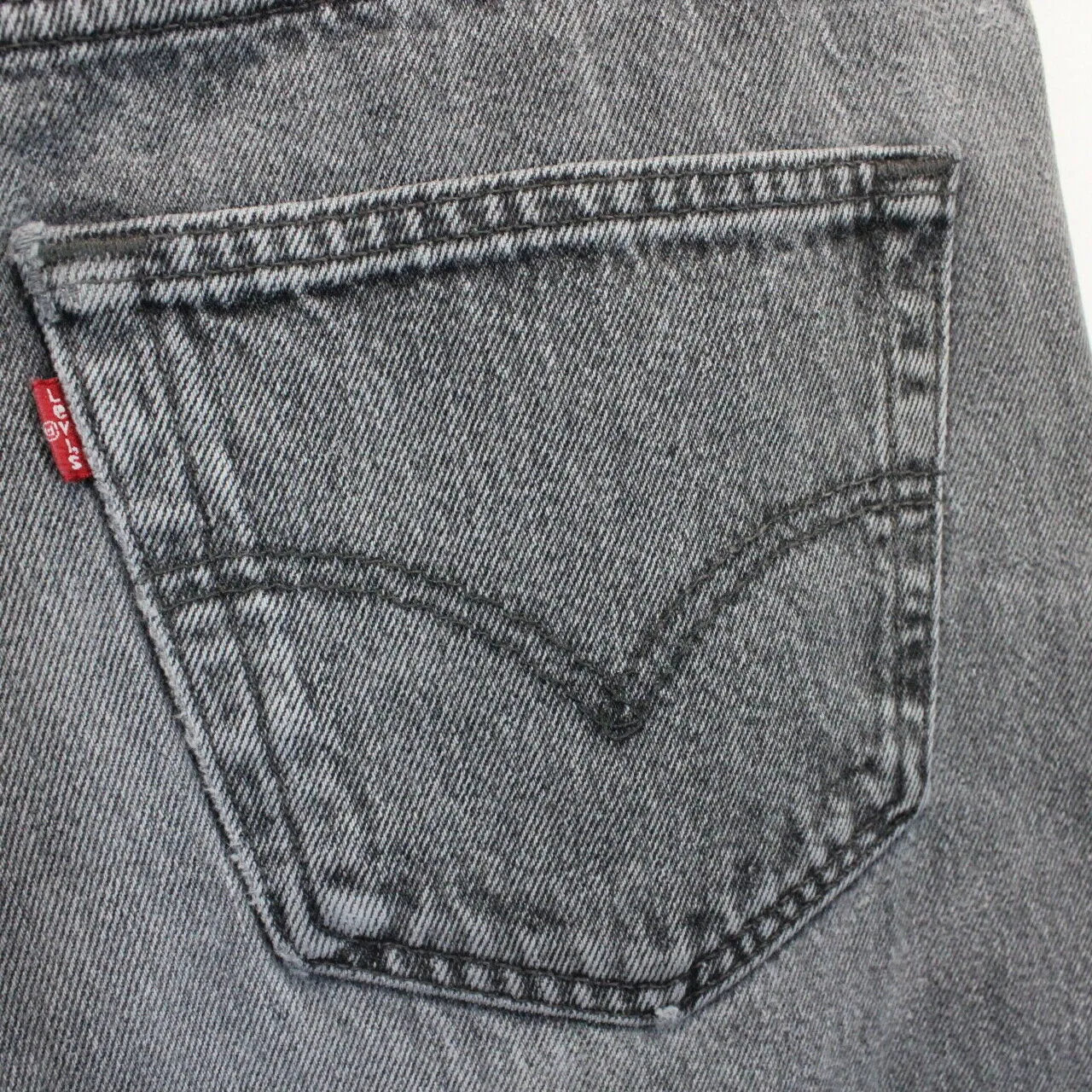 LEVIS 501 Denim Jeans Grey Charcoal | W36 L30