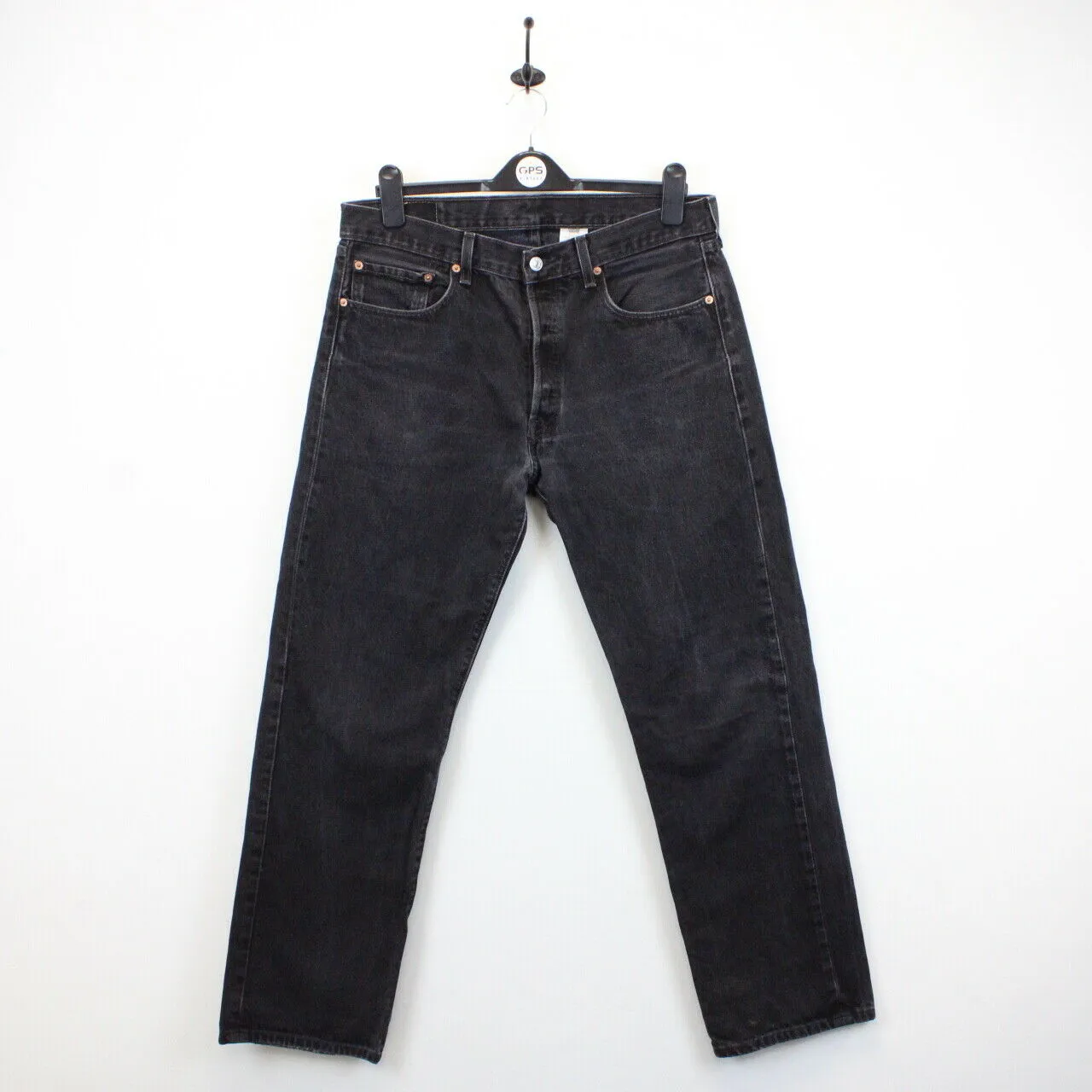 LEVIS 501 Jeans Black Charcoal | W34 L32