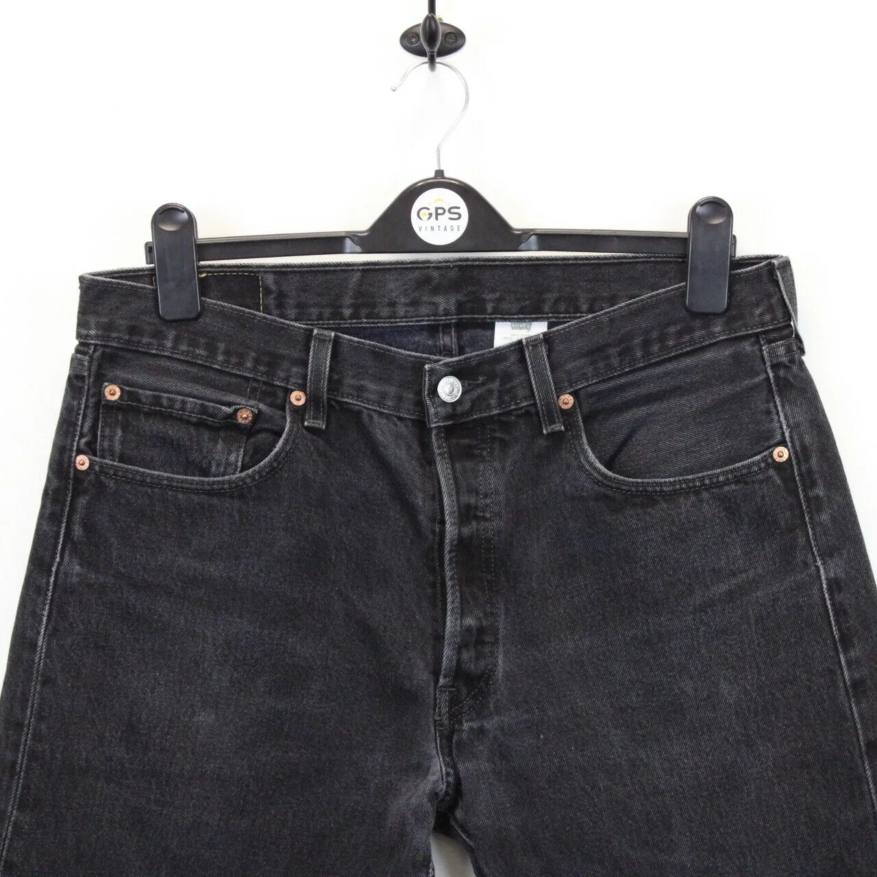 LEVIS 501 Jeans Black Charcoal | W34 L32