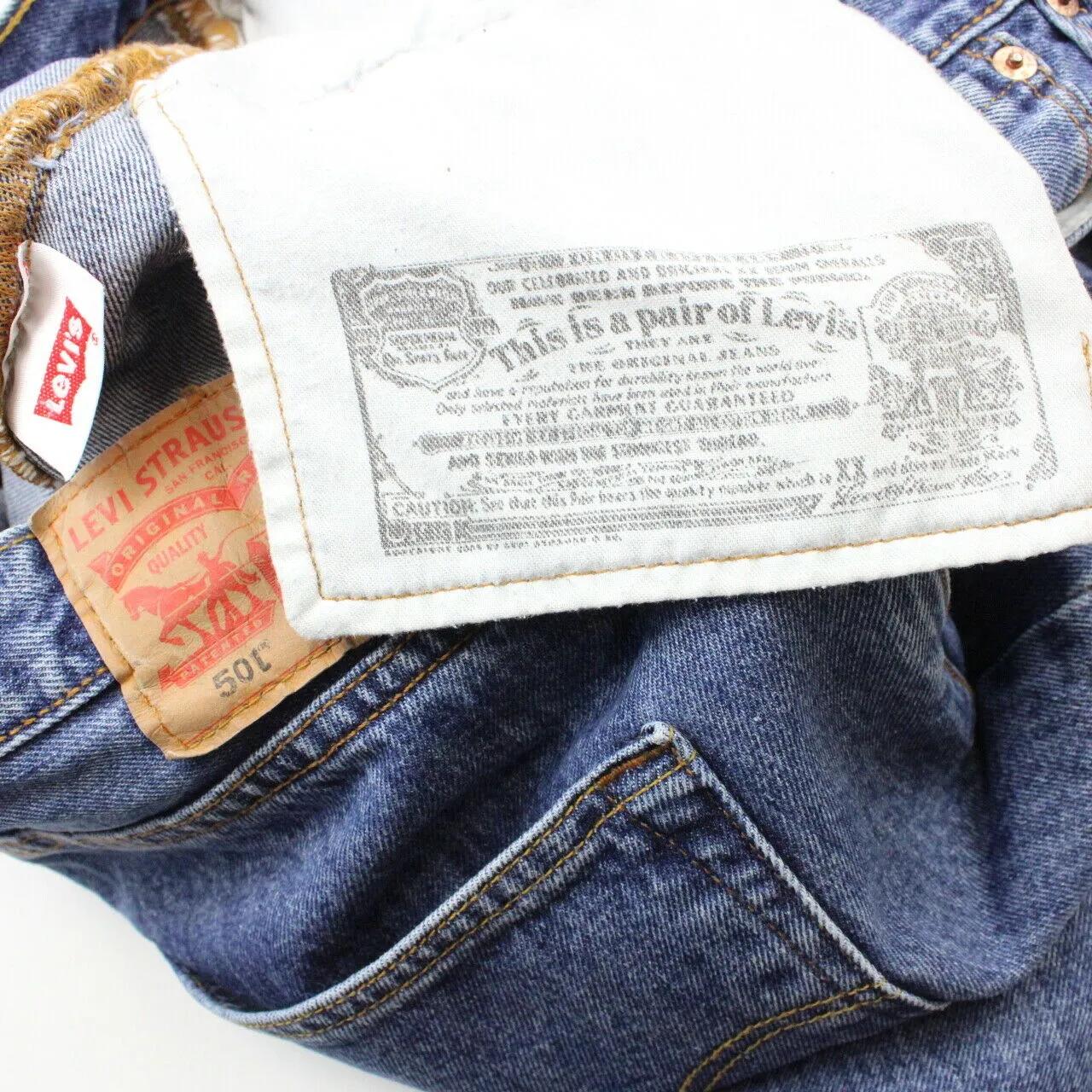 LEVIS 501 Jeans Mid Blue | W35 L32