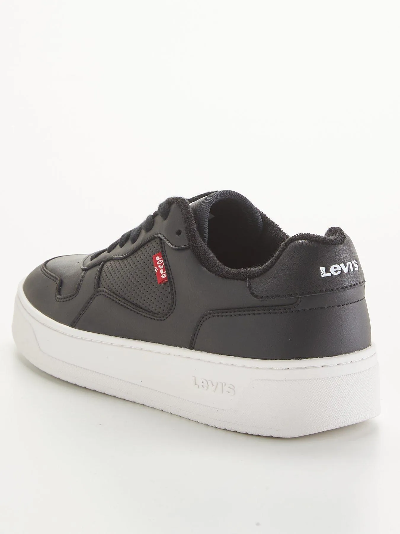 Levi's Glide Leather Trainers -Black