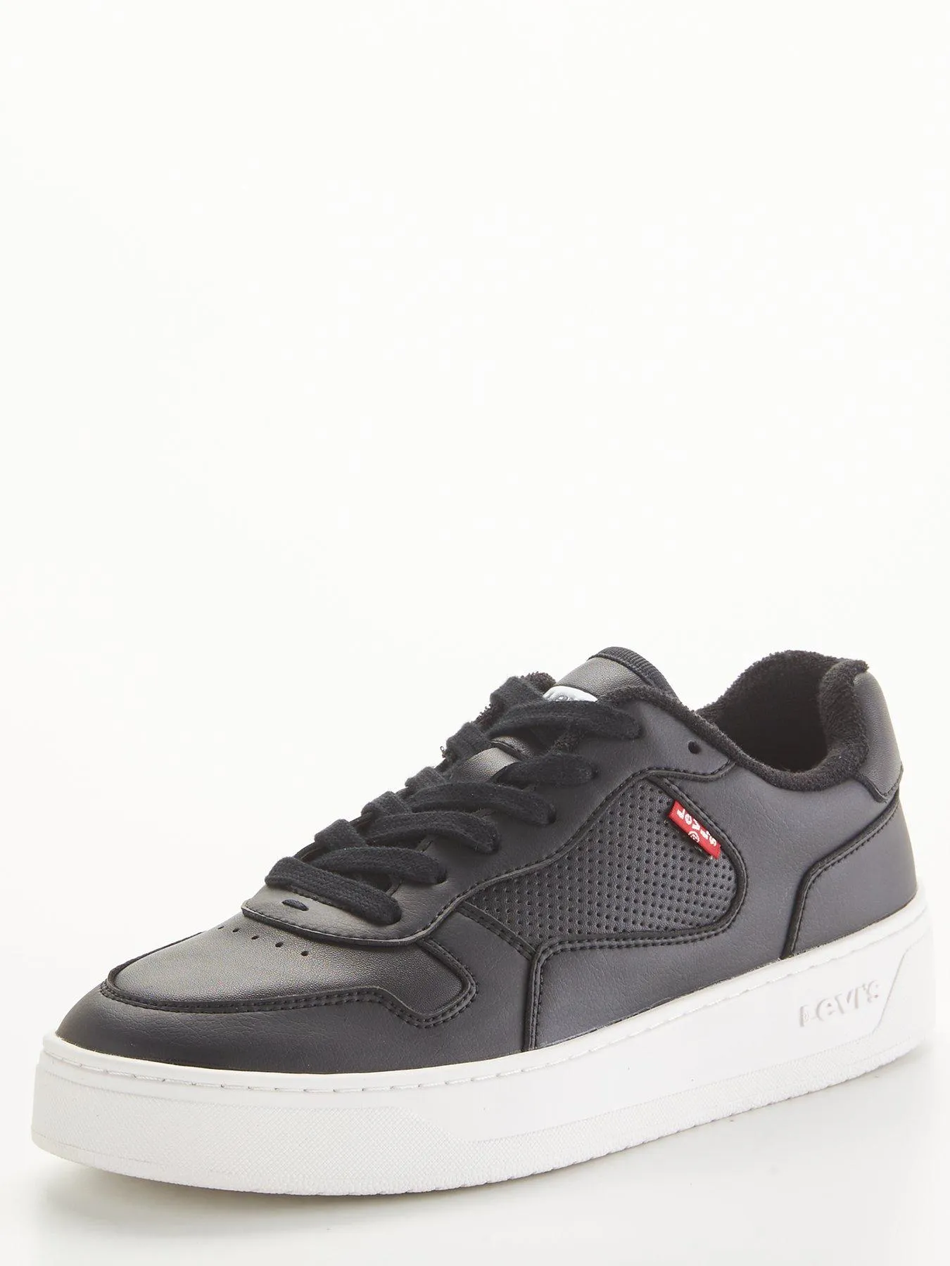 Levi's Glide Leather Trainers -Black