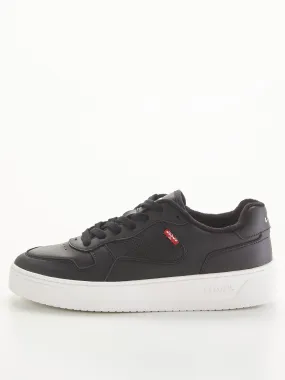 Levi's Glide Leather Trainers -Black